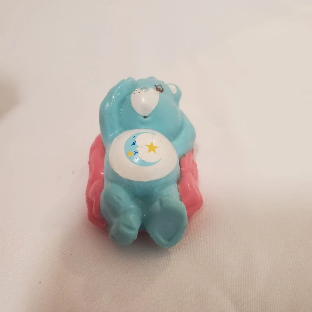 Vintage 1983 Care Bears Bedtime Bear Pvc Figure Cake‎ Topper